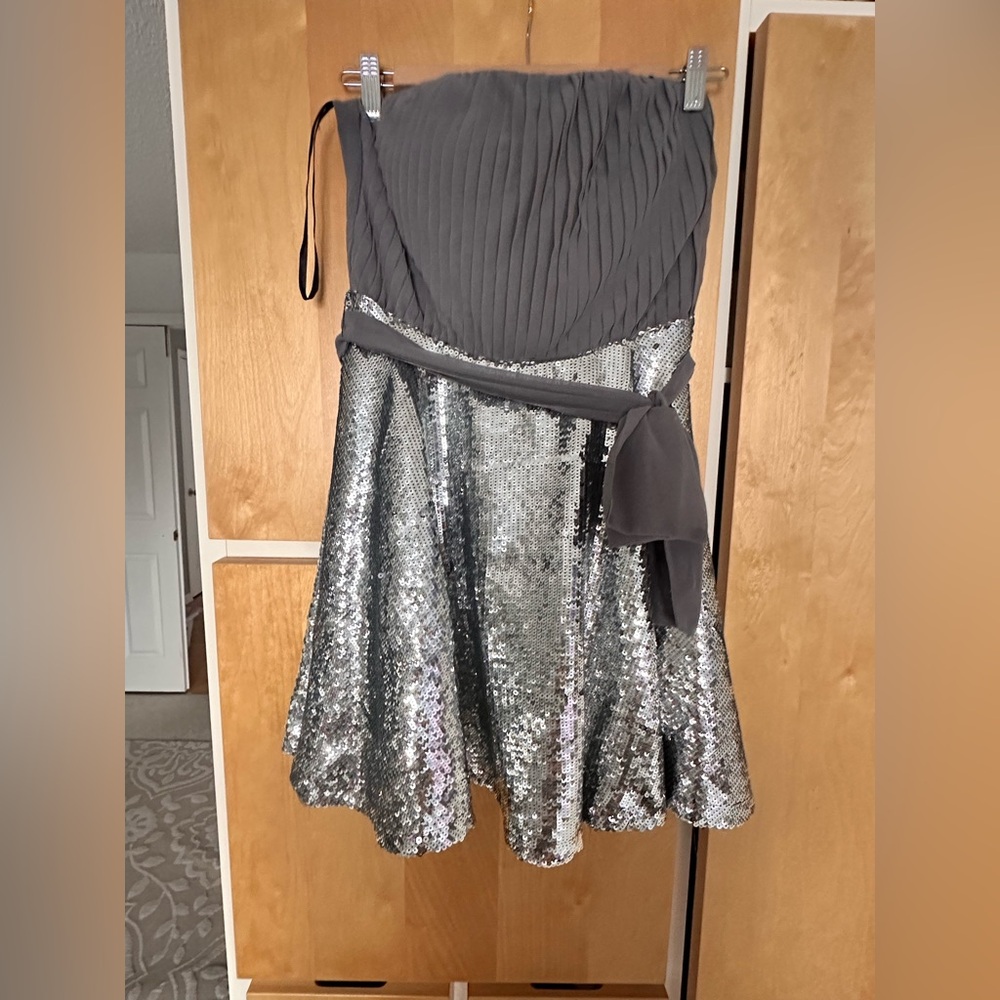 Ark & Co Charcoal Textured Dress